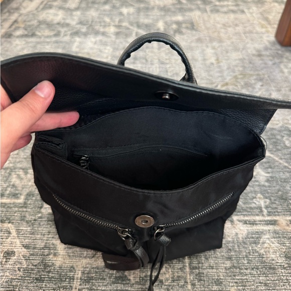 Black Mini Backpack - Picture 3 of 6